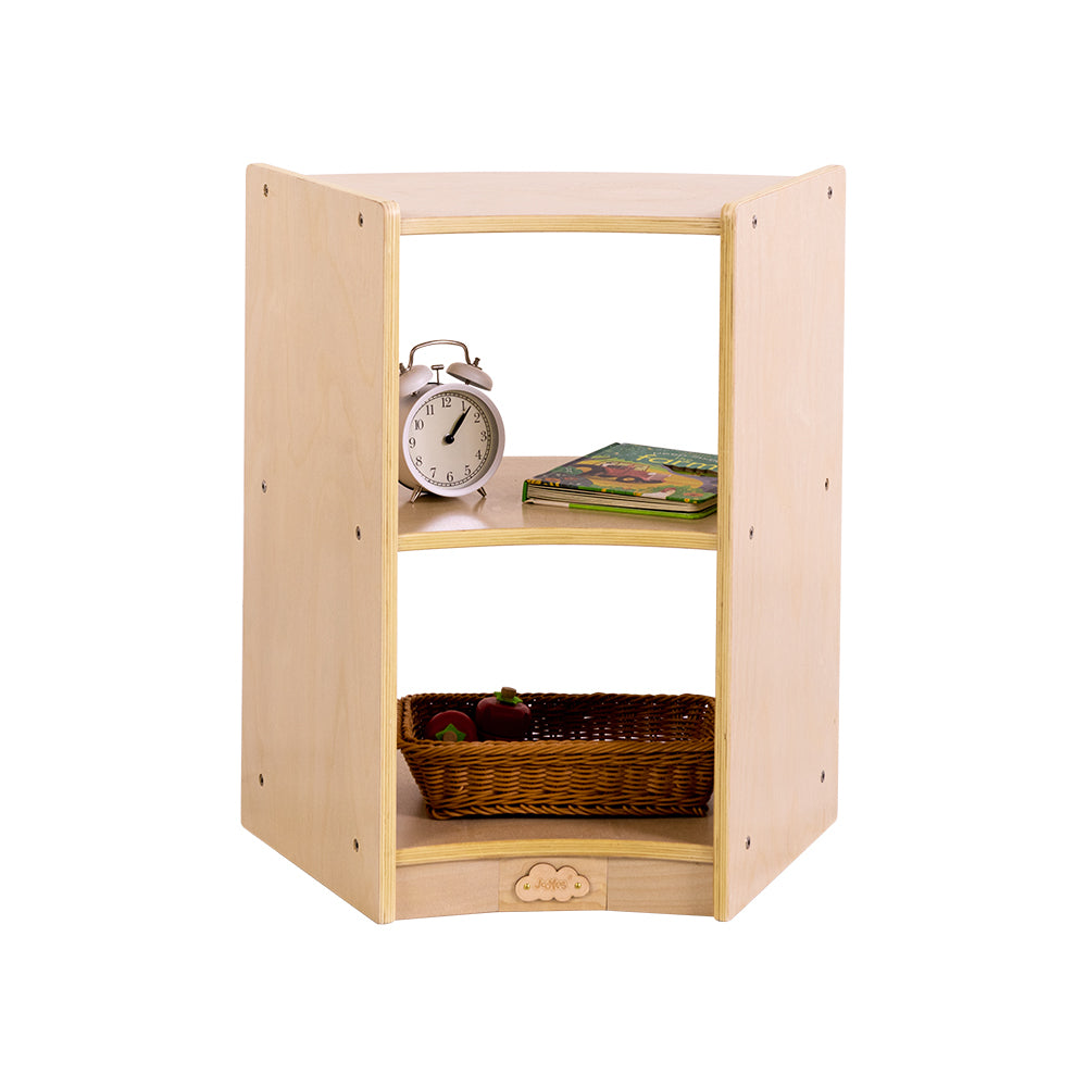 Jooyes Children Curved Shelf With Open Back - H60.5cm - Cosy Abode