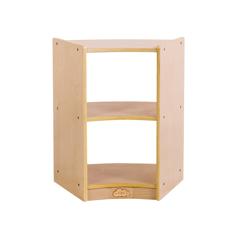 Jooyes Children Curved Shelf With Open Back - H60.5cm - Cosy Abode