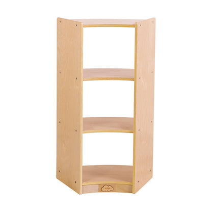 Jooyes Children Curved Shelf With Open Back - H91cm - Cosy Abode