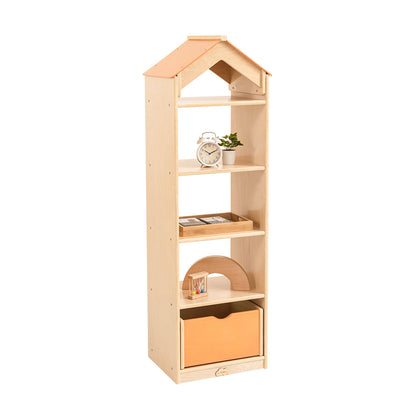 Jooyes Wooden Play Tower Bookcase Storage Shelf - Cosy Abode