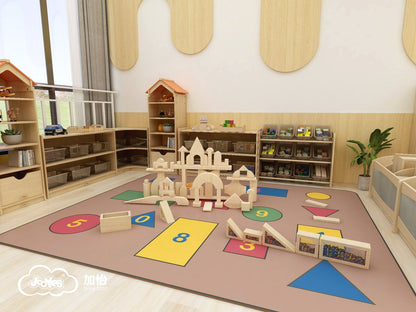 Jooyes Wooden Play Tower Bookcase Storage Shelf - Cosy Abode