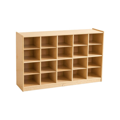 Jooyes 20 Cubby Cabinet Kids Bookshelf Organiser Storage - Cosy Abode