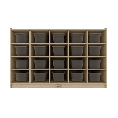 Jooyes 20 Cubby Cabinet Kids Bookshelf Organiser Storage - Cosy Abode
