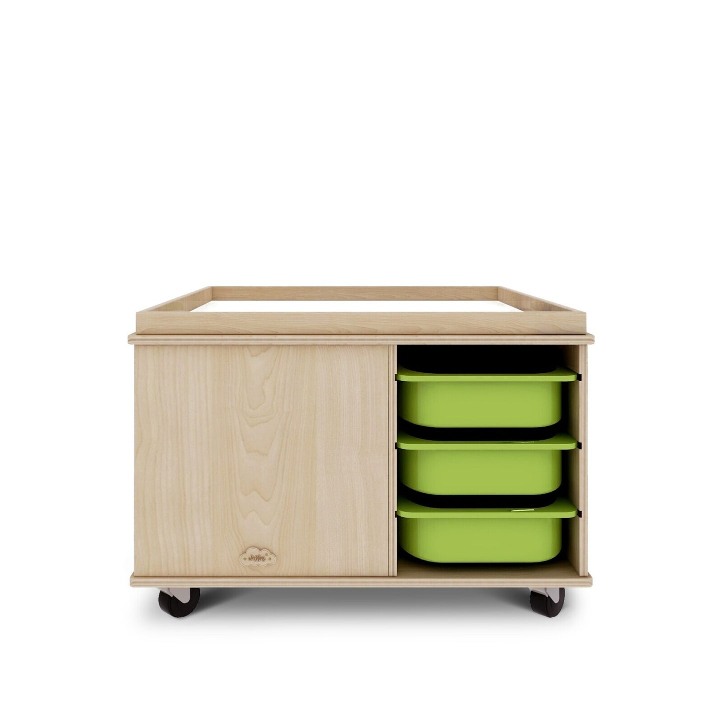 Jooyes Preschool Activity Play Table with 12 Storage Bins - Cosy Abode