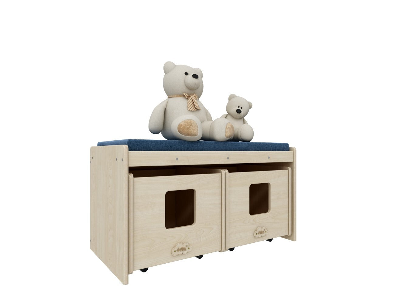 Jooyes Kids Toy Bench With Storage - Cosy Abode
