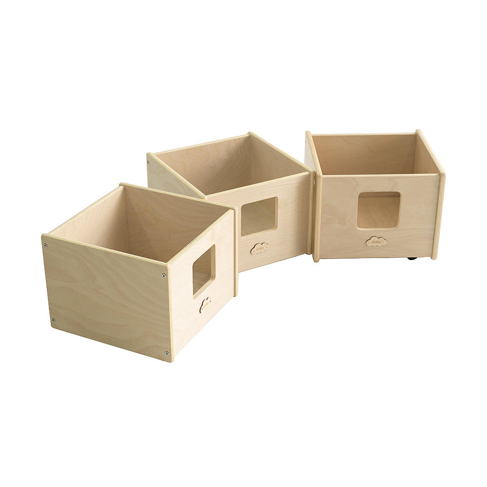Jooyes Kids Movable Storage Bins - Set of 3 - Cosy Abode