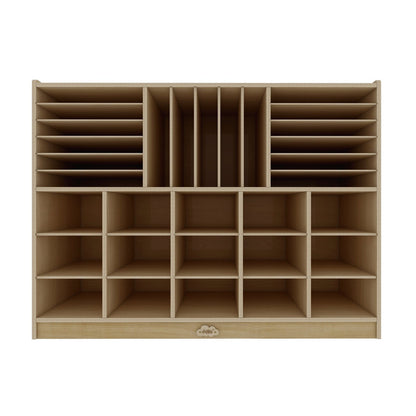 Jooyes 15 Cubby Cabinet Kids Bookshelf Organiser Storage - Cosy Abode