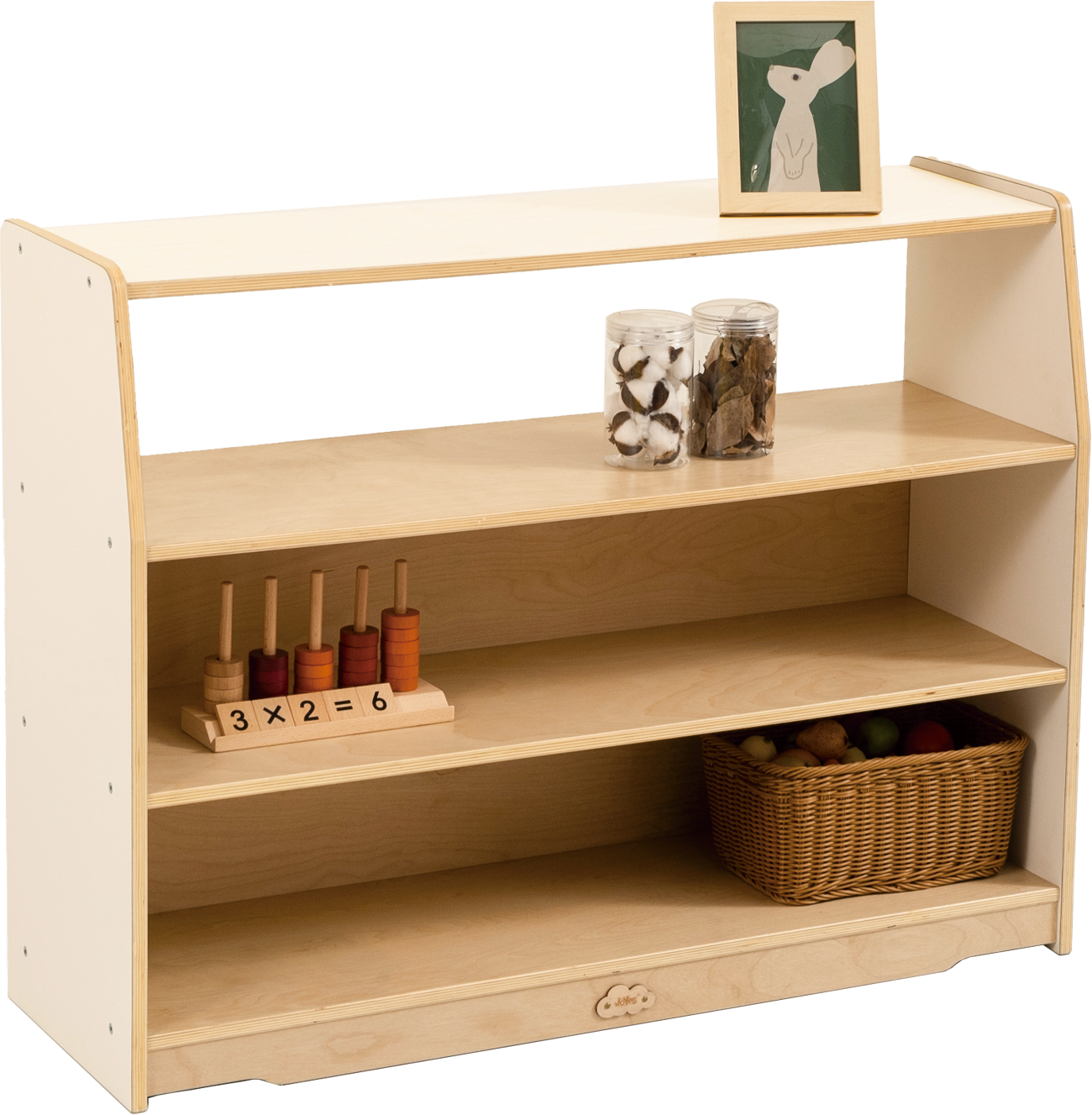 Jooyes Goteborg 3 Shelf Storage Cabinet - H76cm - Cosy Abode