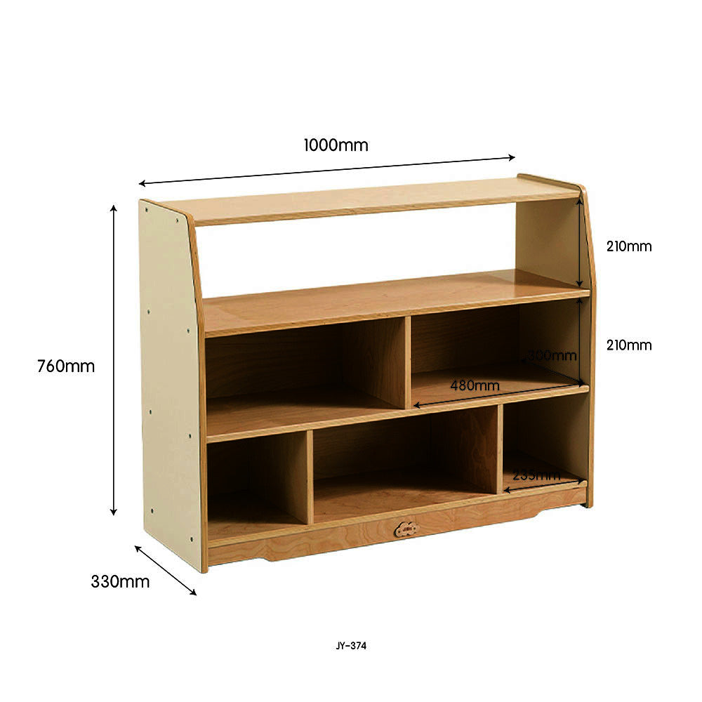 Jooyes Goteborg 5 Cubby Storage Cabinet - H76cm - Cosy Abode