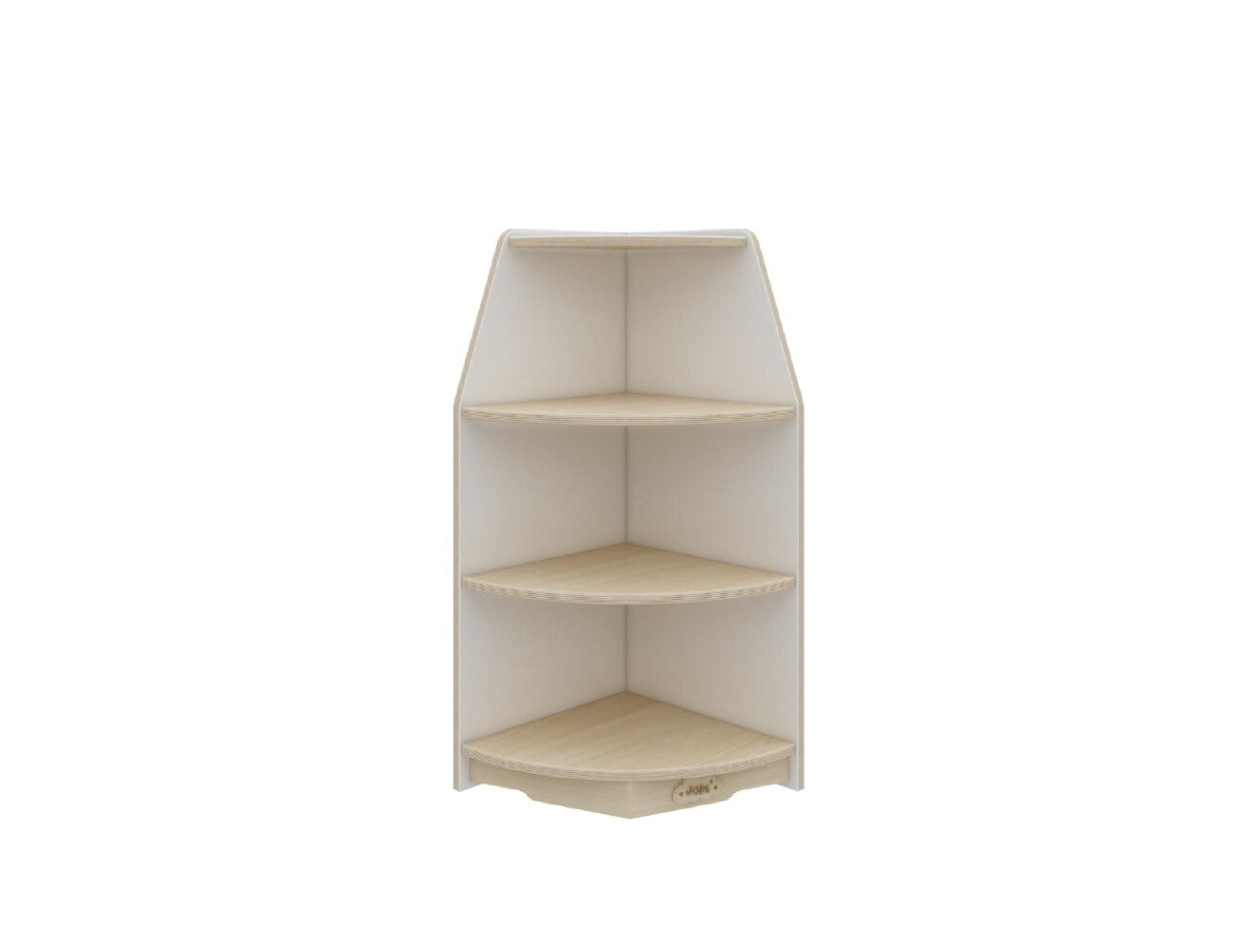 Jooyes Goteborg Kids 3 Tier Corner Shelf Wooden Storage Cabinet - Cosy Abode