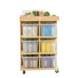 Jooyes 6 Tray Storage Cabinet With Castors - Cosy Abode