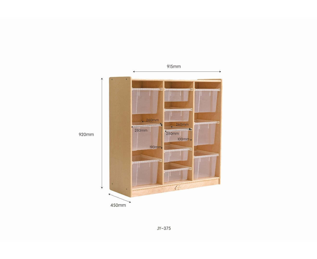 Jooyes 11 Tray Storage Cabinet - Cosy Abode