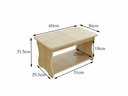 Jooyes Goteborg Kids Wooden Coffee Table - Cosy Abode