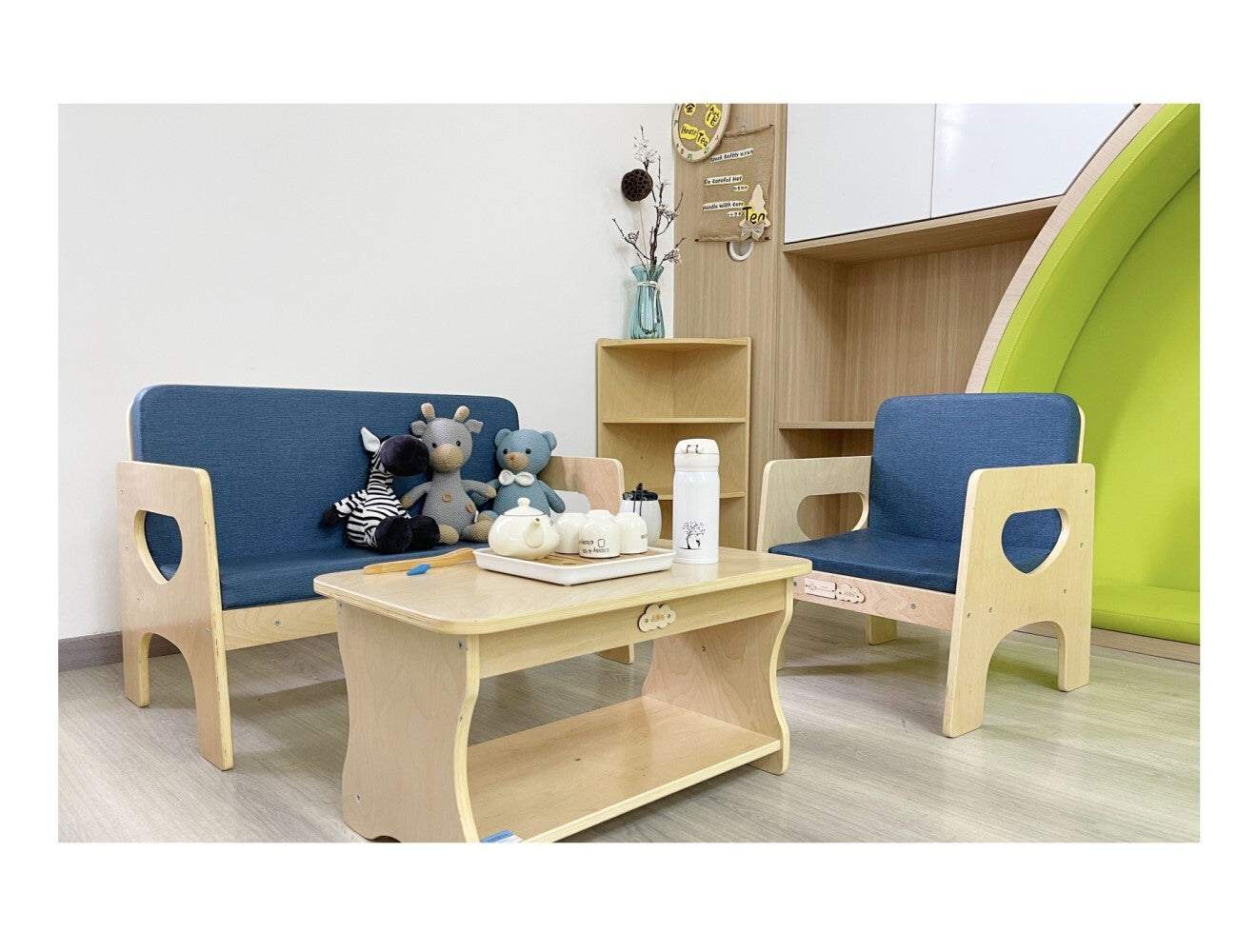 Jooyes Goteborg Kids Wooden Coffee Table - Cosy Abode