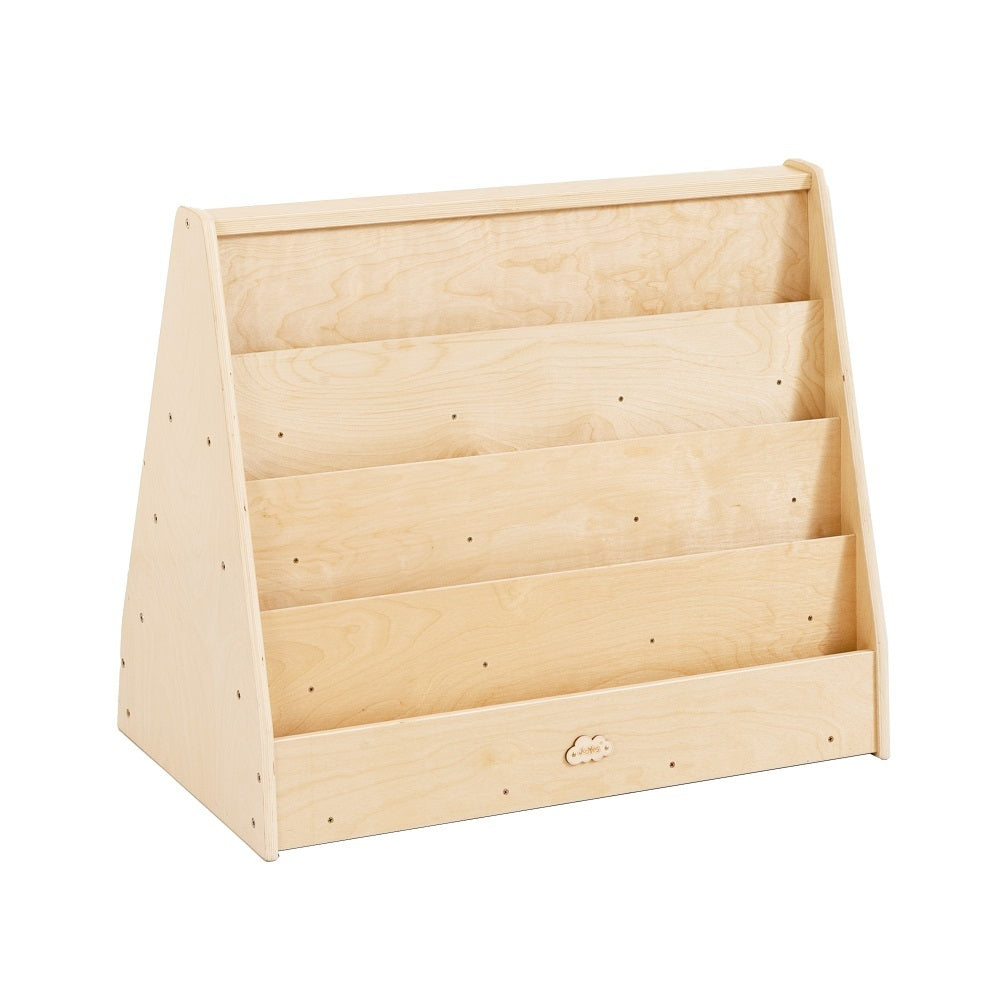 Jooyes Kids 4 Tier Wooden Display Bookcase - Double Side - Cosy Abode