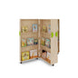 Jooyes Kids Foldable Bookcase Wooden Mobile Bookshelf - Cosy Abode
