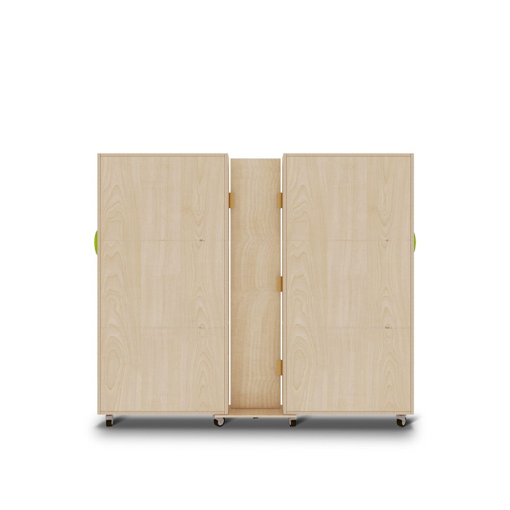 Jooyes Kids Foldable Bookcase Wooden Mobile Bookshelf - Cosy Abode