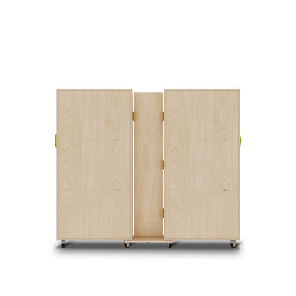 Jooyes Kids Foldable Bookcase Wooden Mobile Bookshelf - Cosy Abode
