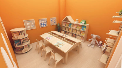 Jooyes Kids Tilt Slant Top Reading Drawing Table - Cosy Abode