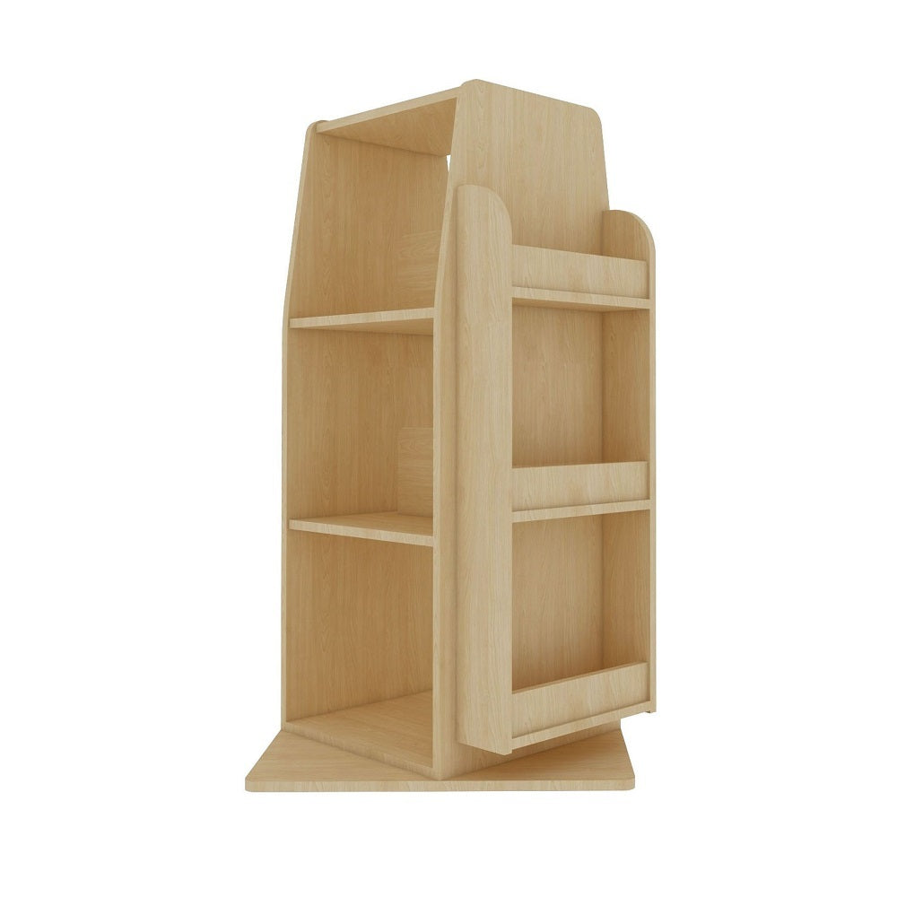 Jooyes Kids Wooden Revolving Bookcase Bookstand - H100cm - Cosy Abode
