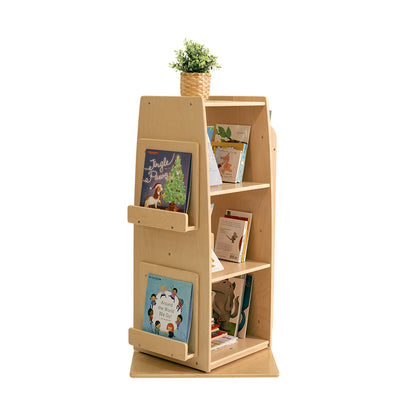 Jooyes Kids Wooden Revolving Bookcase - H92cm - Cosy Abode