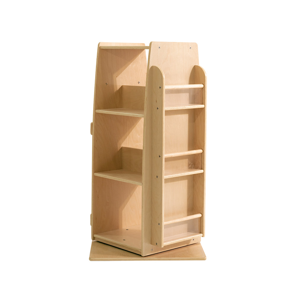Jooyes Kids Wooden Revolving Bookcase - H92cm - Cosy Abode