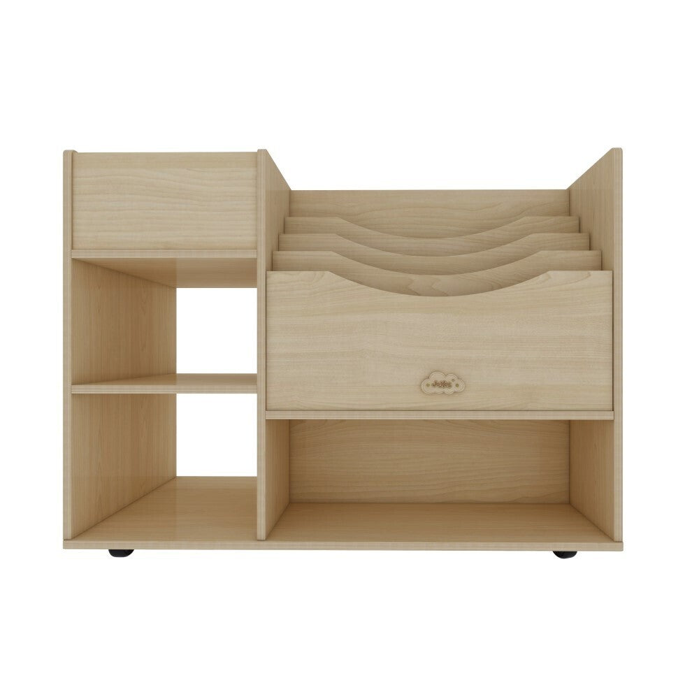 Jooyes Wooden Art Craft Material Storage Cabinet Trolley - Cosy Abode