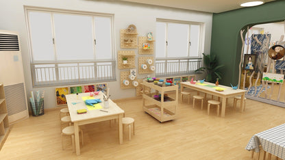 Jooyes KIds Art Craft Material Trolley - Cosy Abode