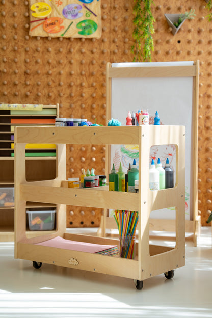 Jooyes KIds Art Craft Material Trolley - Cosy Abode