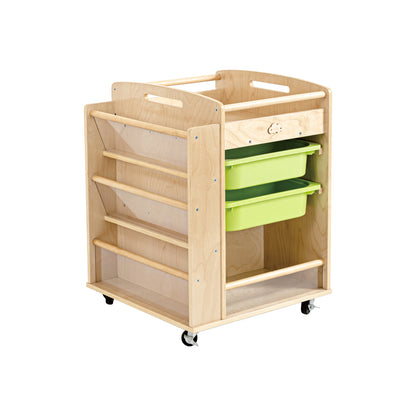 Jooyes Wooden Art Craft Material Storage Trolley - Cosy Abode