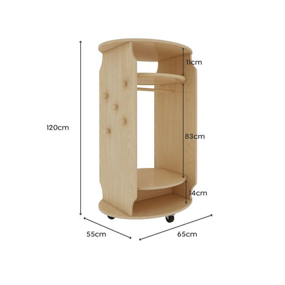 Jooyes Role Play Costume Dress Up Trolley with Mirror - Cosy Abode