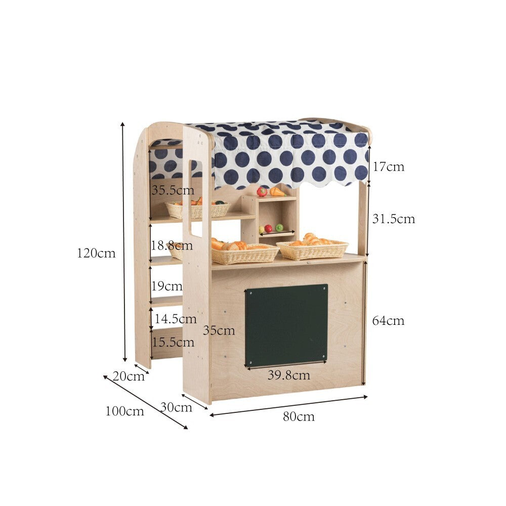 Jooyes Kids Role-Play Grocery Store Snack Bar Play Shop - Cosy Abode