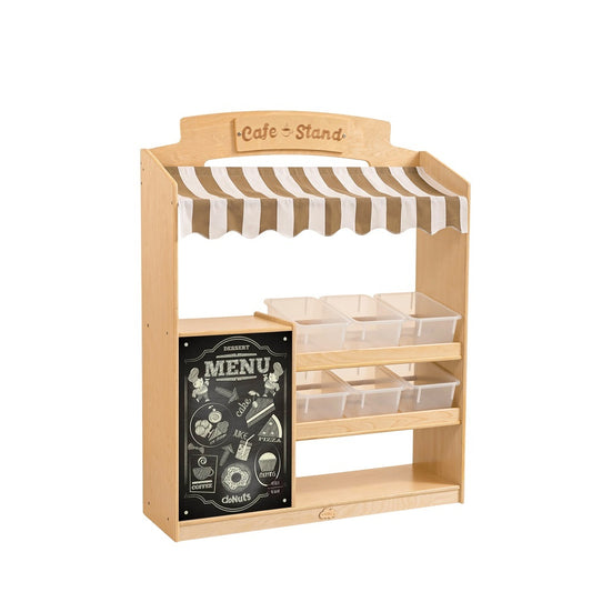 Jooyes Kids Role Play Cafe Stand Food Store Grocery Store - H133cm - Cosy Abode