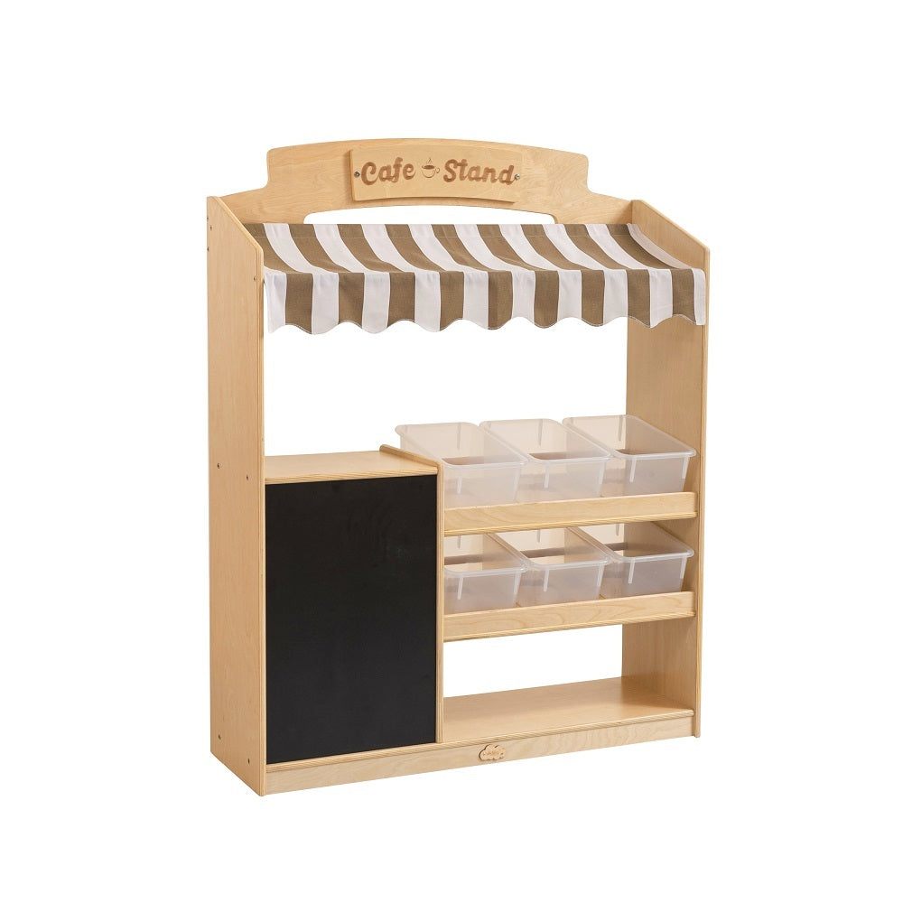 Jooyes Kids Role Play Cafe Stand Food Store Grocery Store - H133cm - Cosy Abode