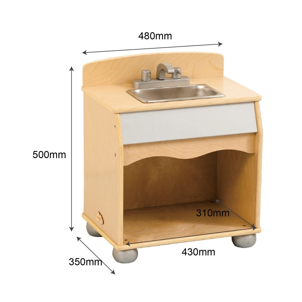 Jooyes Toddler Play Kitchen Sink - H50cm - Cosy Abode