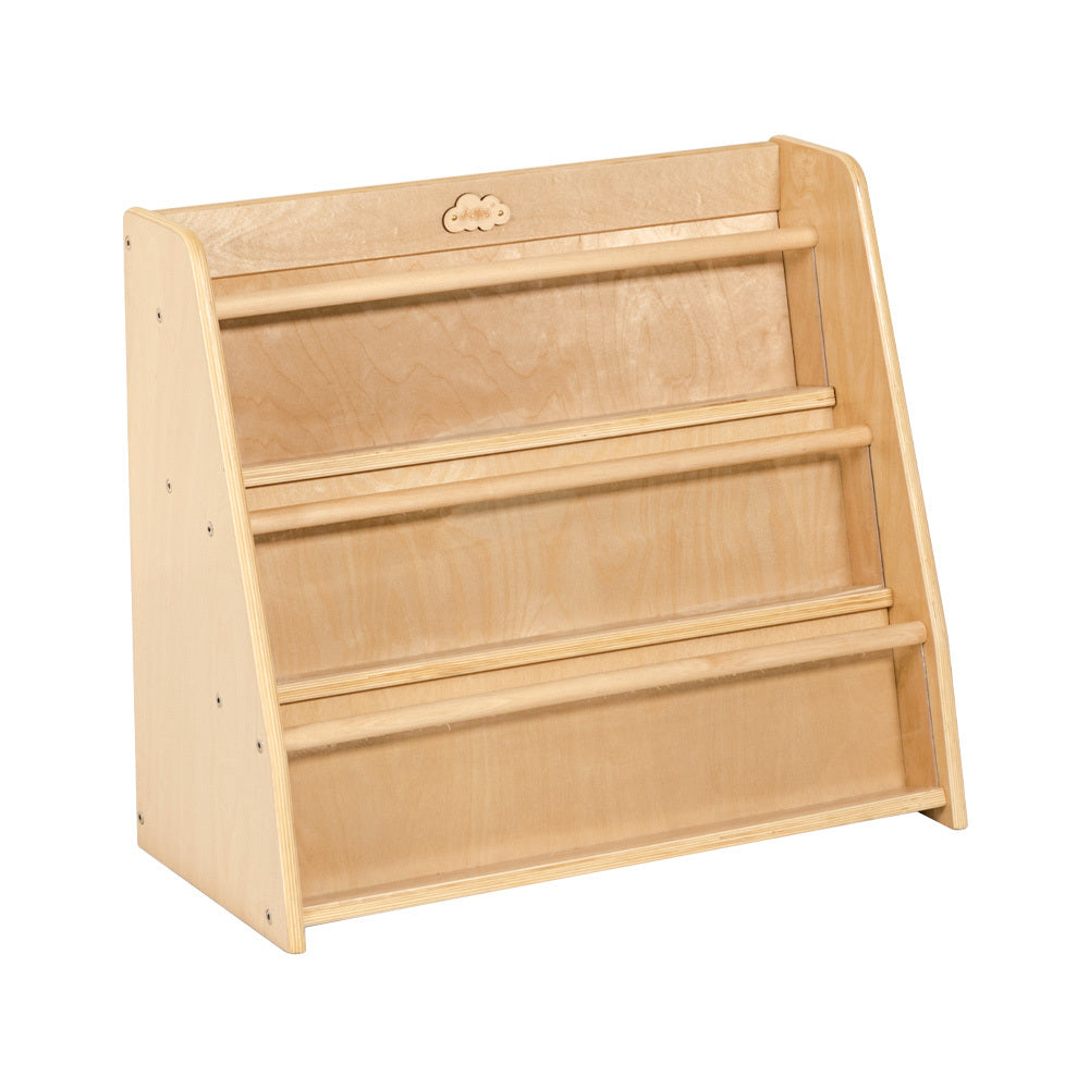 Jooyes Single Side Toddler Bookcase With Transparent Acrylic Board - Cosy Abode