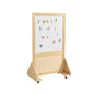Jooyes Magnetic Mobile Discover Whiteboard with Pegboard - H140cm - Cosy Abode