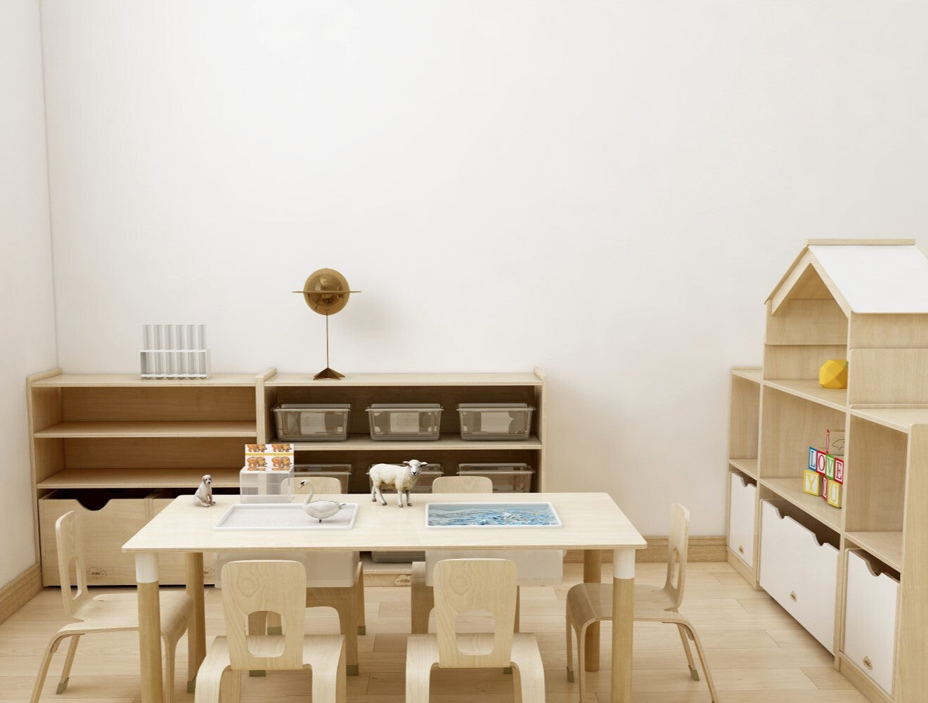 Jooyes Kids Birch Activity and Sensory Tables - Cosy Abode
