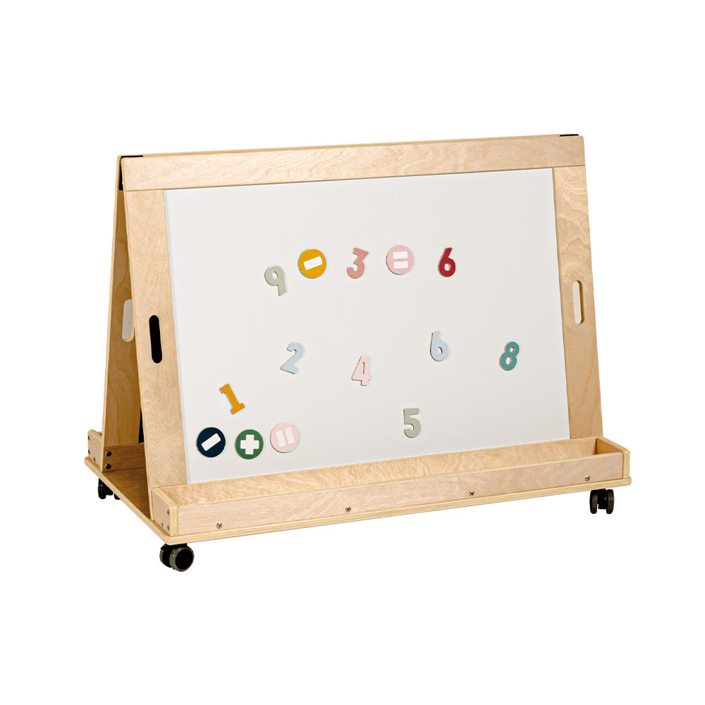 Jooyes  Kids Magnetic Standing Easel White and Black Board - Cosy Abode