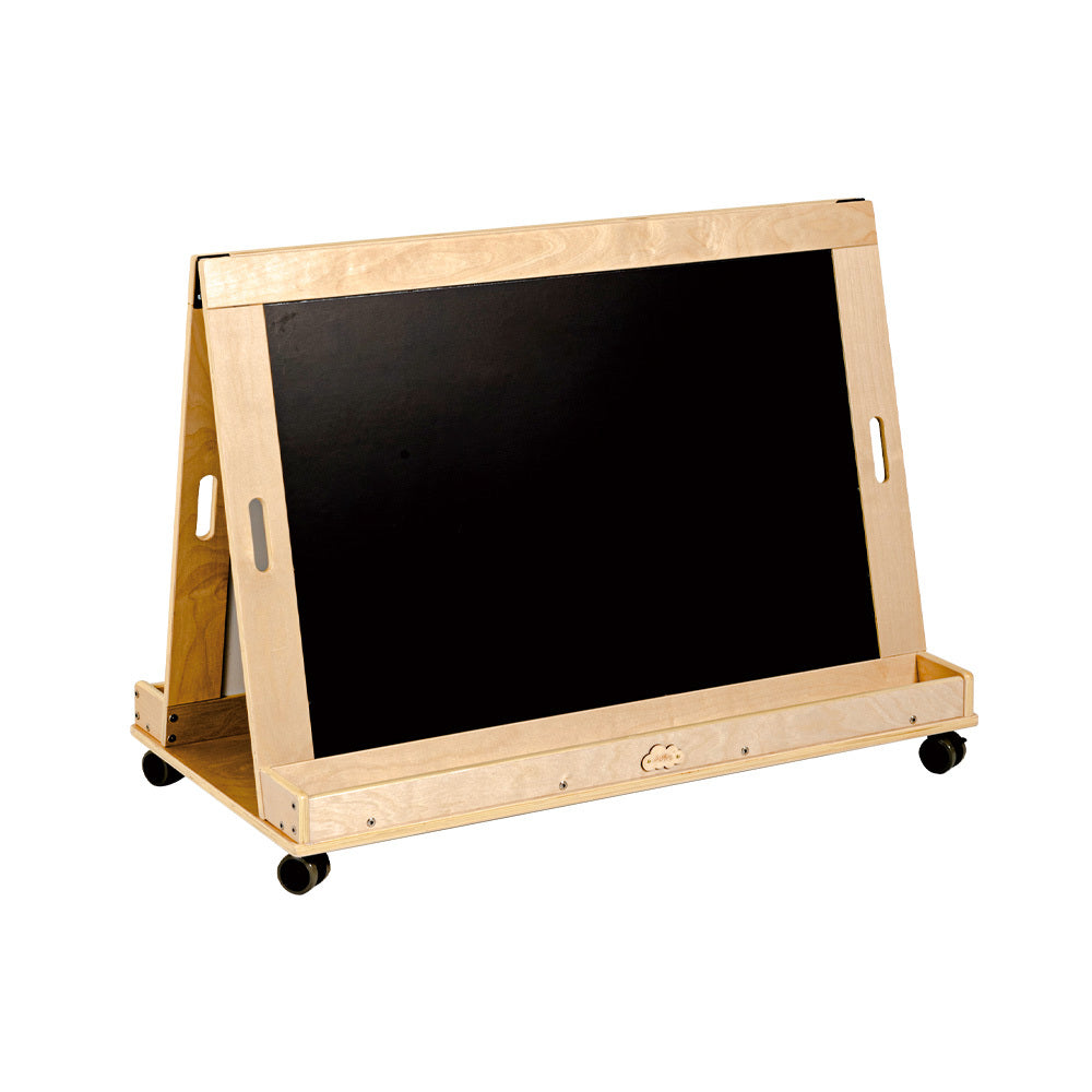 Jooyes  Kids Magnetic Standing Easel White and Black Board - Cosy Abode