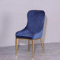 Vivian Blue Gold Velvet Dining Chair - Cosy Abode