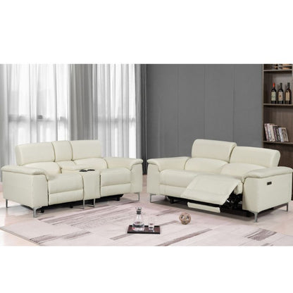 Luna Dual Electric Sofa with Adjustable headrest 2 Seaters Set - Cosy Abode