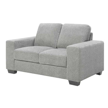 Morgan 2 Seater Fabric Sofa Light Grey - Cosy Abode