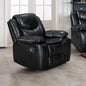 Manual Single Air Leather Recliner - Cosy Abode