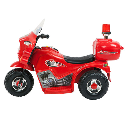 Children's Electric Ride-on Motorcycle (Red) Rechargeable, Up To 1Hr - Cosy Abode