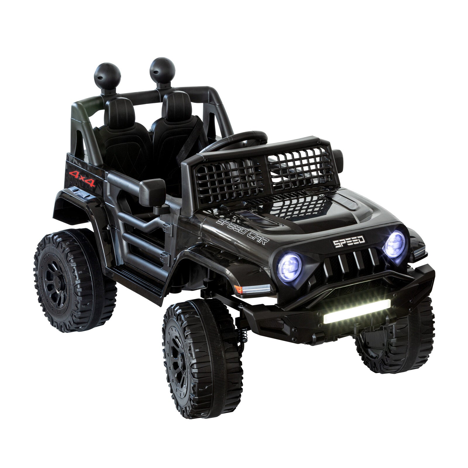 Jeep Inspired Remote Controlled Ride-on Electric Car (Black) - Cosy Abode