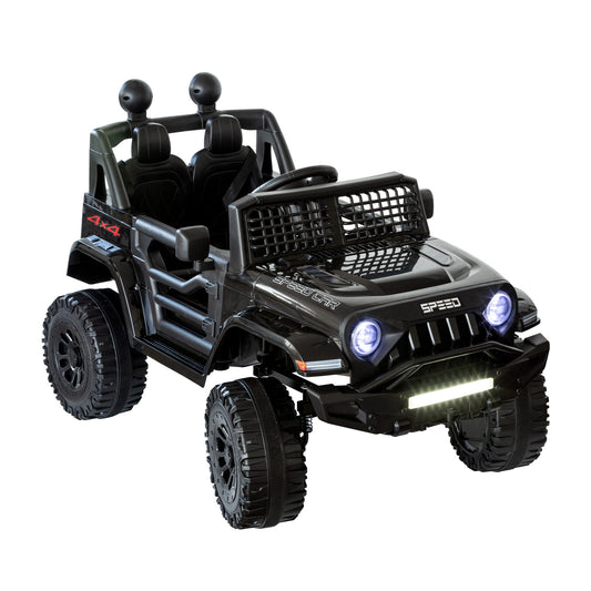 Jeep Inspired Remote Controlled Ride-on Electric Car (Black) - Cosy Abode