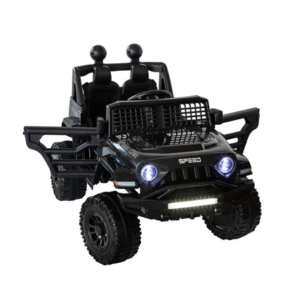 Jeep Inspired Remote Controlled Ride-on Electric Car (Black) - Cosy Abode