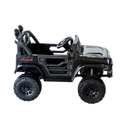 Jeep Inspired Remote Controlled Ride-on Electric Car (Black) - Cosy Abode