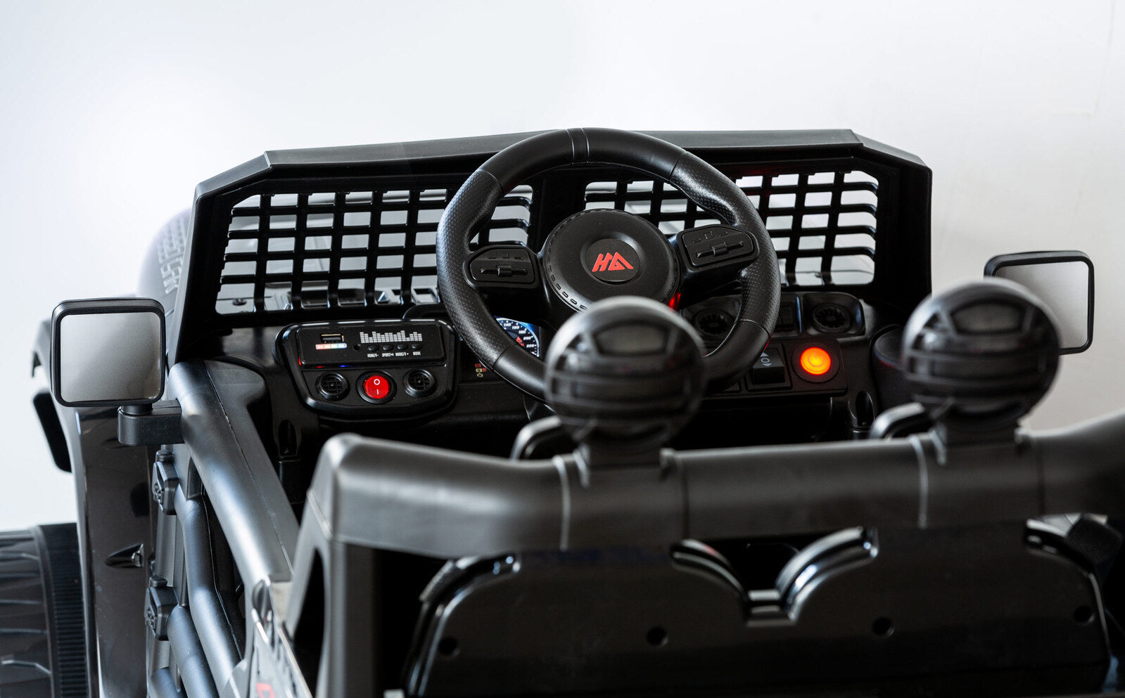 Jeep Inspired Remote Controlled Ride-on Electric Car (Black) - Cosy Abode